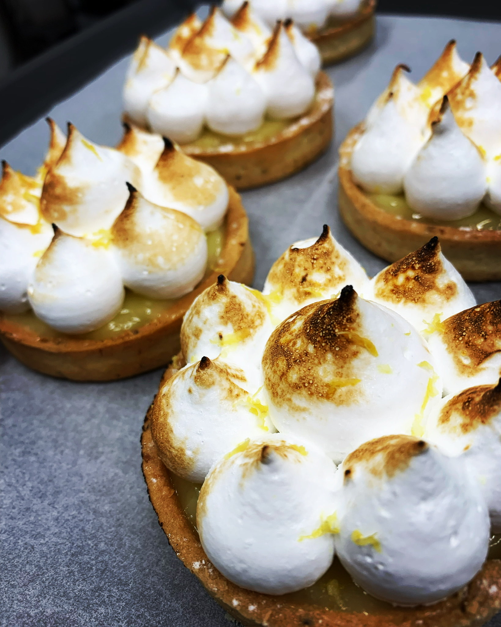 Tartelettes au citron meringuées